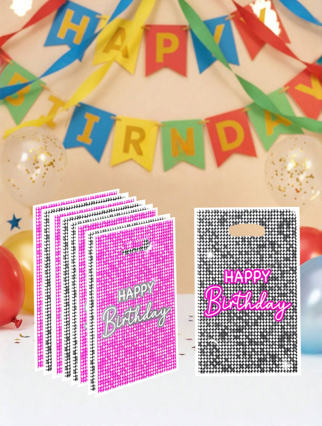 Party Games Easter - 20개/40개 파티 선물 가방, 글리터 스팽글