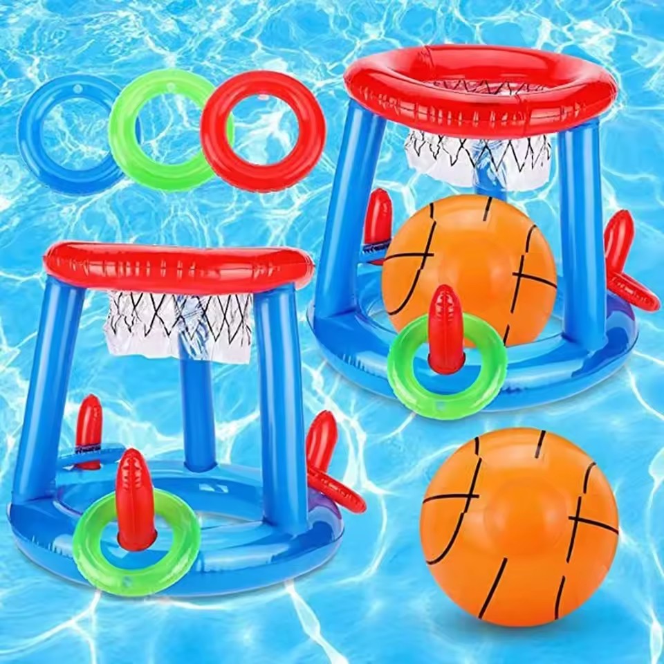 Ring Toss Outdoor - 풍선형 수상 농구 & 링 토스