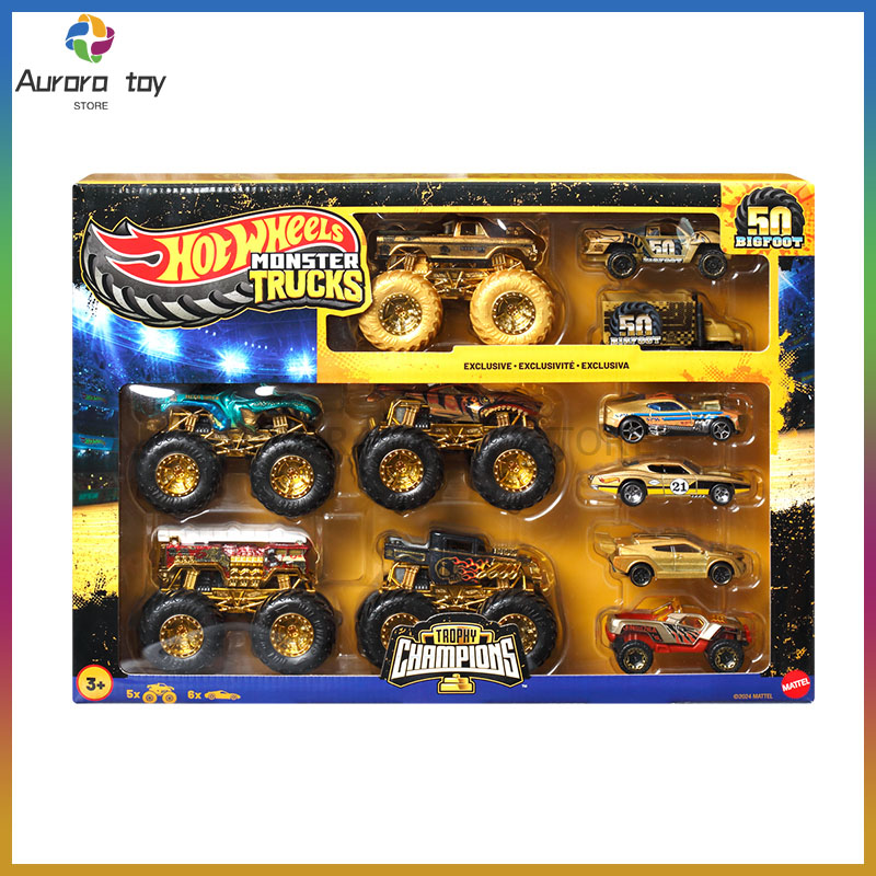 Hot Wheels Car Monster Trucks - 새로운 핫 휠 몬스터 트럭 파괴