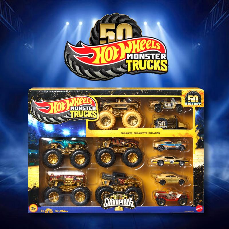 Hot Wheels Car Monster Trucks - 핫휠 몬스터 트럭 트로피 챔피언스 빅풋