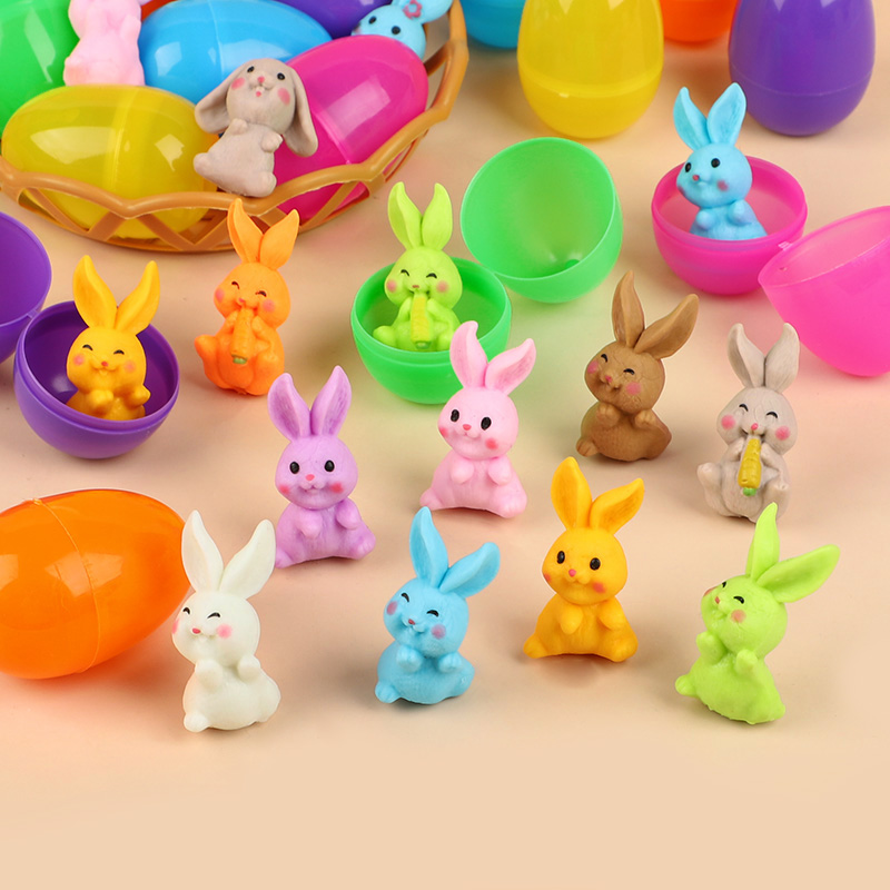 24개의 토끼 모양 부활절 달걀, 어린이 부활절 파티  - Party Games Easter 리뷰 및 가격
