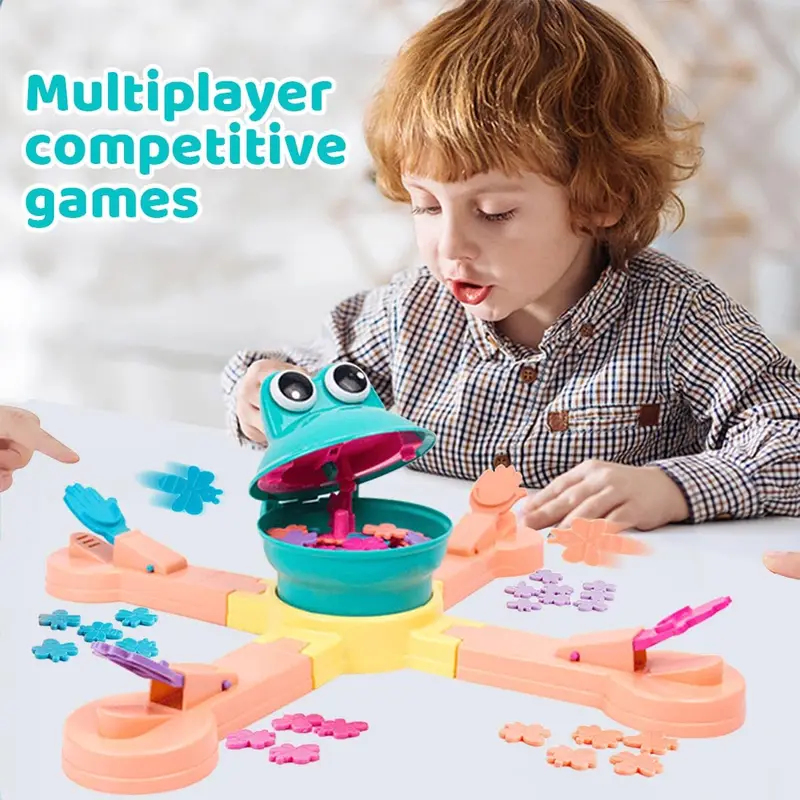 멀티플레이어 교육용 테이블 배고픈 개구리 거북이 콩 먹 - Party Games Multiplayer 리뷰 및 가격