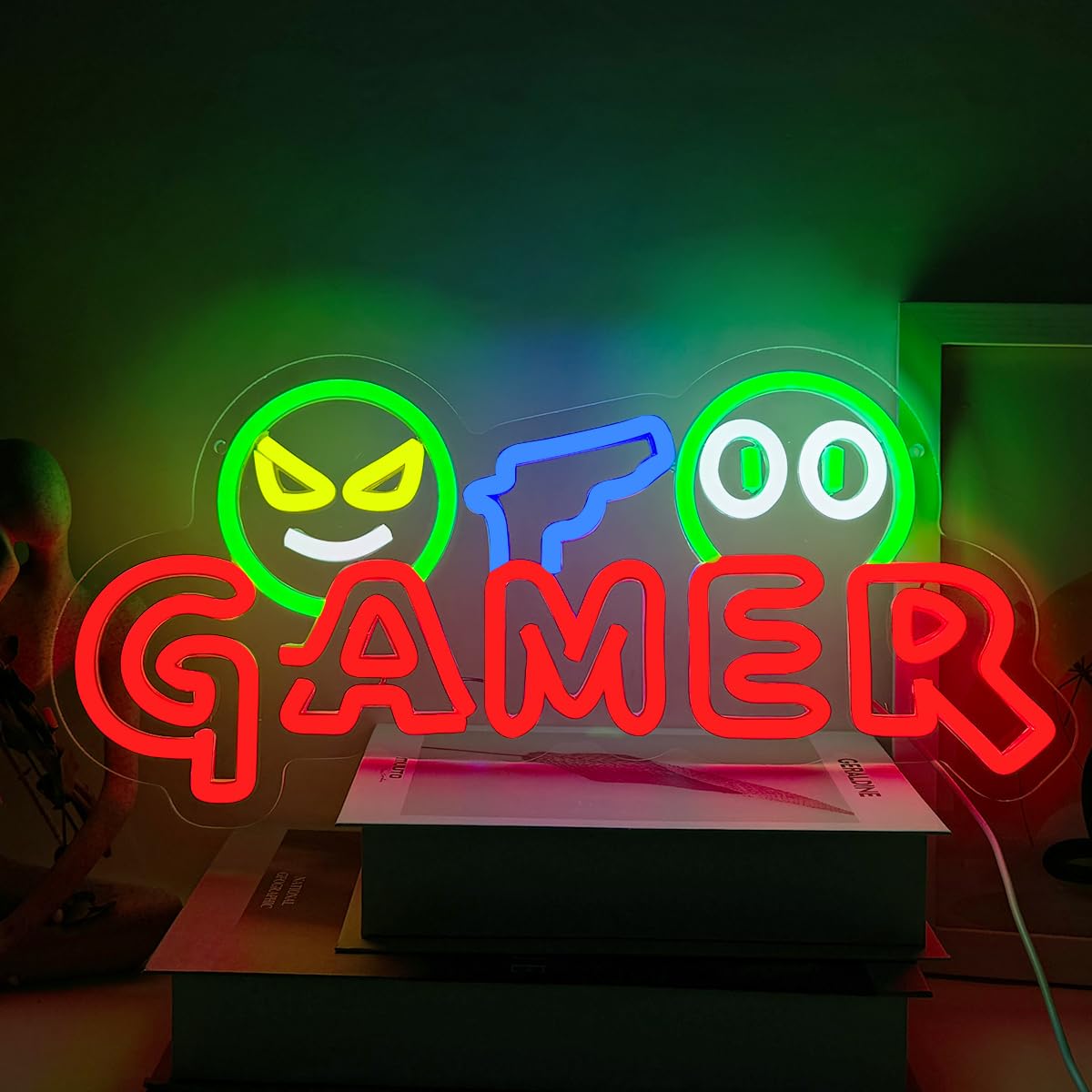 게이머 네온사인 LED 벽등 맞춤형 다채로운 게임 네온 - Party Games Easter 리뷰 및 가격