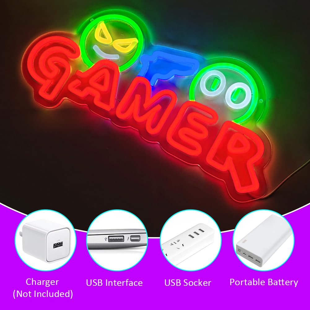 게이머 네온사인 LED 벽등 맞춤형 다채로운 게임 네온 - Party Games Easter 리뷰 및 가격