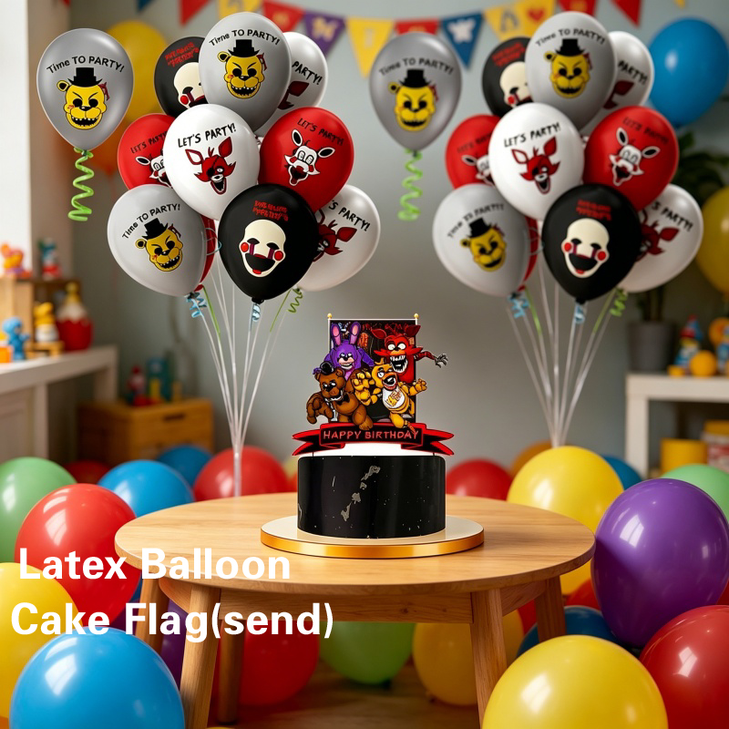 FNAF 프레디 게임 가족 테마 모임 장식 생일 축하  - Party Games Easter 리뷰 및 가격