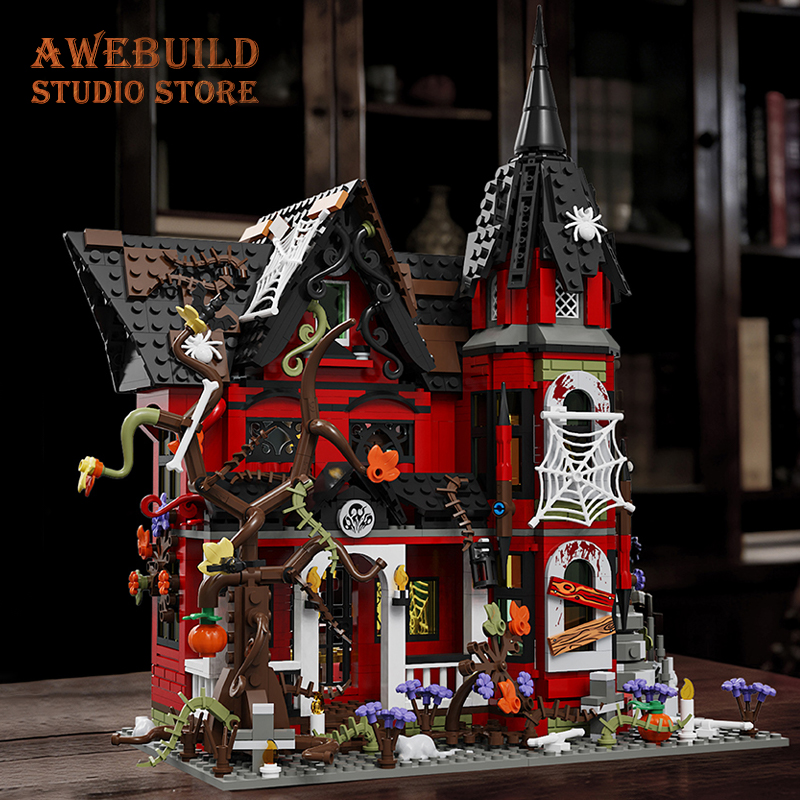 1249피스 유령의 집 브릭 3D 모델 호러 뱀파이어  - Lego Set Creator 리뷰 및 가격