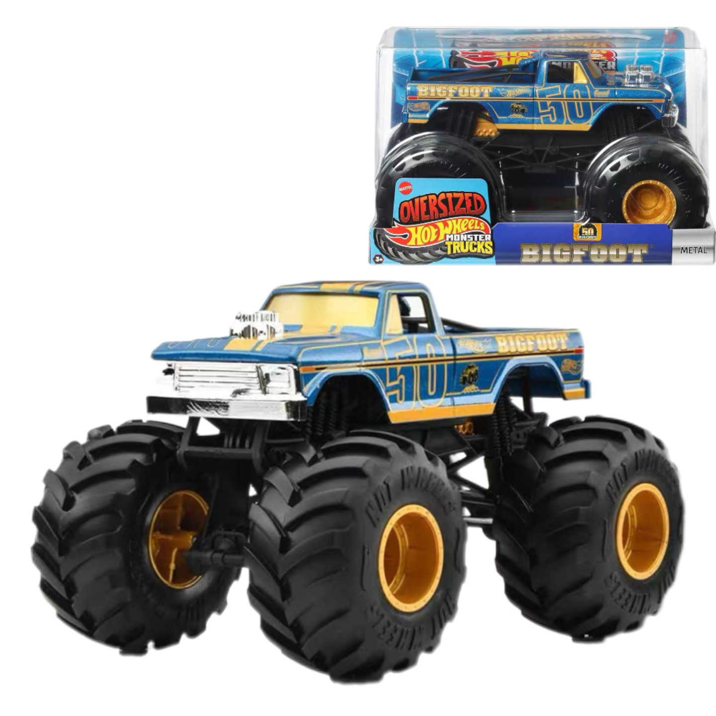 핫휠 몬스터 트럭 빅풋 50주년 기념 오프로드 대형 1 - Hot Wheels Car Monster Trucks 리뷰 및 가격