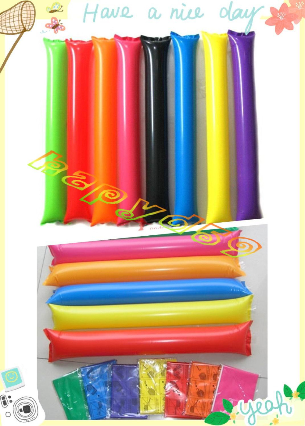 100pcs 60cm 클래퍼 ballon 비치 풍선 스 - Party Games Easter 리뷰 및 가격