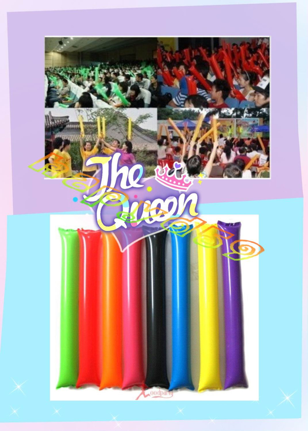 100pcs 60cm 클래퍼 ballon 비치 풍선 스 - Party Games Easter 리뷰 및 가격