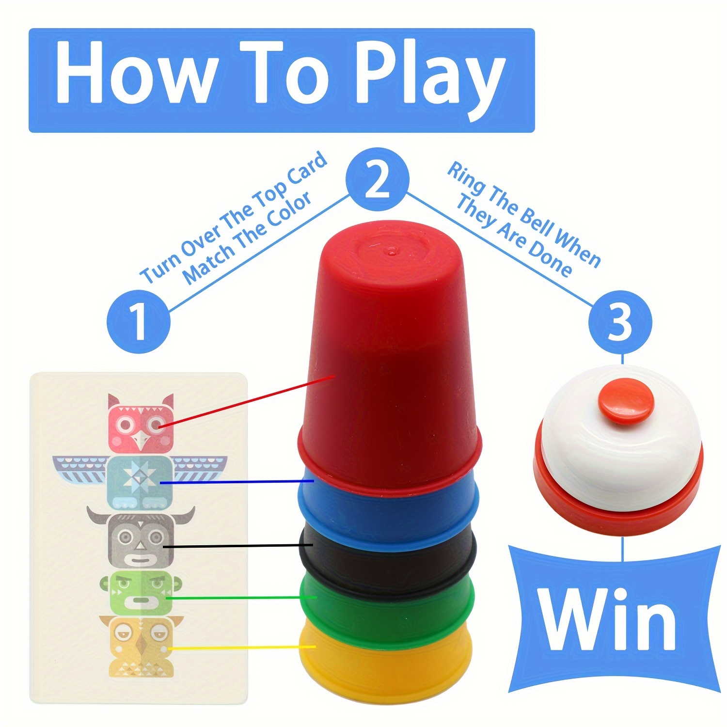 쌓아 올리는 컵 체스판 게임 장난감 퀵컵 실내/실외 파 - Party Games Multiplayer 리뷰 및 가격