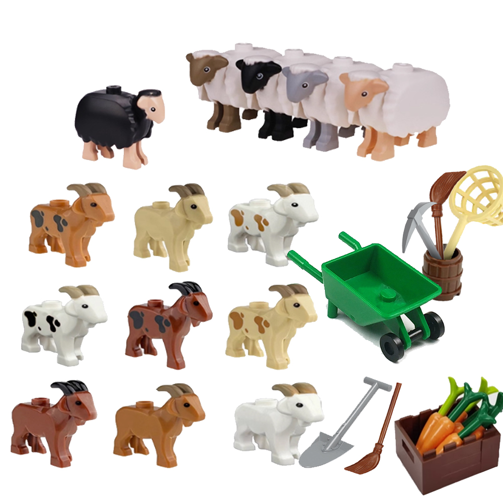 MOC 도시 동물 빌딩 블록 염소 코끼리 곰 악어 도마 - Lego Set Creator 리뷰 및 가격